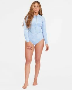 Cheap 🌟 Billabong 1/1 Salty Dayz Light Long Sleeve Spring Suit SEASPRAY 🤩 -Color of the season Shop abjw400106 billabongw bnn6 frt1 1