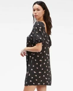 Buy 👏 Billabong Bay Side Babydoll 👗 Dress WHITE/MULTI ⭐ -Color of the season Shop abjwd00337 billabongw ofb sd1 1