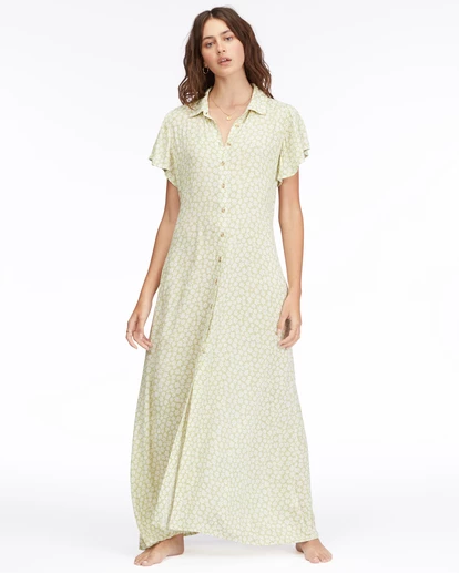 Brand new ๐ Billabong Garden Party Maxi ๐ Shirt ๐ Dress AGAVE โค๏ธ 9 Brand new ๐ Billabong Garden Party Maxi ๐ Shirt ๐ Dress AGAVE โค๏ธ - Image 7