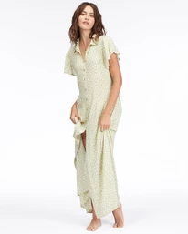 Brand new ๐ Billabong Garden Party Maxi ๐ Shirt ๐ Dress AGAVE โค๏ธ 5 Brand new ๐ Billabong Garden Party Maxi ๐ Shirt ๐ Dress AGAVE โค๏ธ - Image 3