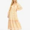 Brand new 🛒 Billabong Endless Sunset Long Sleeve Maxi 👗 Dress SALT CRYSTAL 2 ❤️ -Color of the season Shop abjwd00470 billabongw sc2 frt1