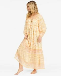 Brand new 🛒 Billabong Endless Sunset Long Sleeve Maxi 👗 Dress SALT CRYSTAL 2 ❤️ -Color of the season Shop abjwd00470 billabongw sc2 sd1 1