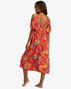 Best reviews of 🤩 Billabong True Romance Midi 👗 Dress TEA TREE 🔥 -Color of the season Shop abjwd00478 billabongw rne0 bck1 1