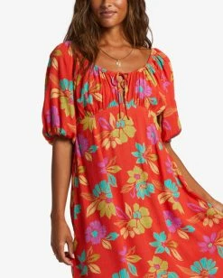 Best reviews of 🤩 Billabong True Romance Midi 👗 Dress TEA TREE 🔥 -Color of the season Shop abjwd00478 billabongw rne0 dtl1 1