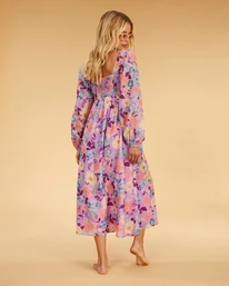 Cheapest ๐ฅ Billabong Salty Blonde Paradise Love Long Sleeve Midi ๐ Dress LOVIN LILAC โญ 6 Cheapest ๐ฅ Billabong Salty Blonde Paradise Love Long Sleeve Midi ๐ Dress LOVIN LILAC โญ - Image 4