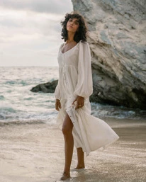 Cheap ๐ฅ Billabong Starry Skies Maxi ๐ Dress SALT CRYSTAL โ๏ธ