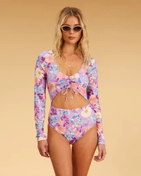 Best Sale ๐ Billabong Halleys Garden Long Sleeve ๐ฉฑ Swimsuit MULTI โญ
