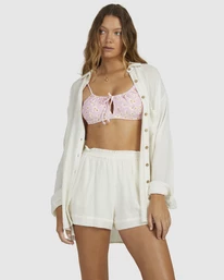 Cheapest โค๏ธ Billabong In The Tide Striped Button-Down ๐ Shirt SALT CRYSTAL ๐คฉ