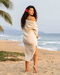 Best Sale π Billabong To The Sea Long Sleeve Button-Down Top NATURAL π 4 Best Sale π Billabong To The Sea Long Sleeve Button-Down Top NATURAL π - Image 2