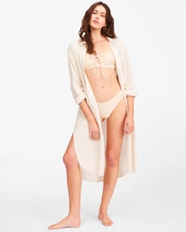 Best Sale π Billabong To The Sea Long Sleeve Button-Down Top NATURAL π 5 Best Sale π Billabong To The Sea Long Sleeve Button-Down Top NATURAL π - Image 3