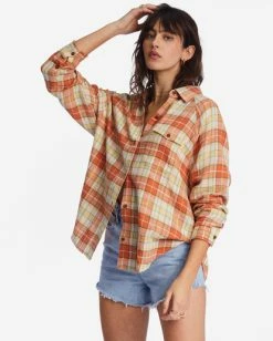 Flash Sale 😉 Billabong Best Time Long Sleeve 👚 Shirt MULTI 🥰 -Color of the season Shop abjwt00380 billabongw mul sd1 1