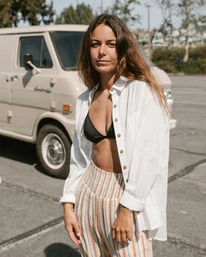 Outlet ๐ Billabong In The Tide Long Sleeve ๐ Shirt SALT CRYSTAL ๐