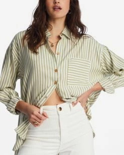 Best reviews of ✨ Billabong In The Tide Road Trippin Long Sleeve 👚 Shirt LIT SKIES 💯 -Color of the season Shop abjwt00382 billabongw avo dtl1 1