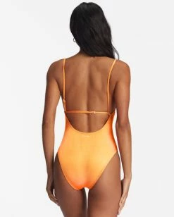 Promo 💯 Billabong Sol Searcher Cut-Out One Piece 🩱 Swimsuit ORANGE CRUSH 🔥 -Color of the season Shop abjx100146 billabongw ocu bck1 1