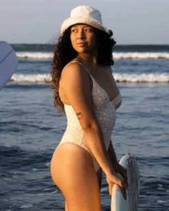 Best reviews of 🥰 Billabong Sea Thru Me One Piece 🩱 Swimsuit DESERT SAND 🎉 -Color of the season Shop abjx100151 billabongl ded frt1 1