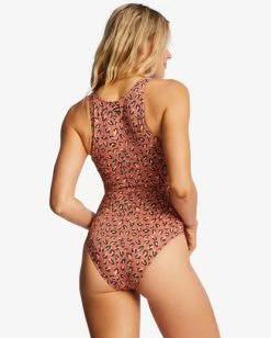 Best deal ❤️ Billabong A/Div High Neck One Piece 🩱 Swimsuit SEAGREEN ✨ -Color of the season Shop abjx100158 billabongw mmq0 bck1 1
