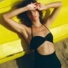 Best deal 🌟 Billabong Sol Searcher Cut-Out One-Piece 🩱 Swimsuit BLACK PEBBLE 👍 -Color of the season Shop abjx100182 billabongl bpb frt1