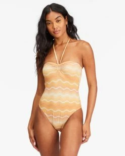 Best reviews of 💯 Billabong Wave Hello One-Piece 🩱 Swimsuit MULTI 😉 -Color of the season Shop abjx100185 billabongw mul frt1 1