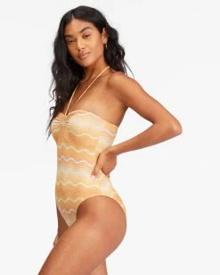 Best reviews of 💯 Billabong Wave Hello One-Piece 🩱 Swimsuit MULTI 😉 -Color of the season Shop abjx100185 billabongw mul sd1 1