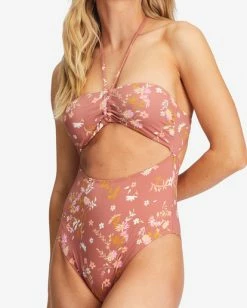 Cheap 🎁 Billabong Whisper To Me One-Piece 🩱 Swimsuit SWEET CHOCOLATE 🎁 -Color of the season Shop abjx100195 billabongw cnn0 dtl1 1