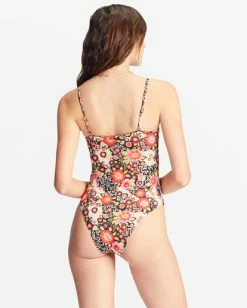 Outlet 😍 Billabong Magic Hour One-Piece 🩱 Swimsuit MULTI ⌛ -Color of the season Shop abjx100210 billabongw mul bck1 1