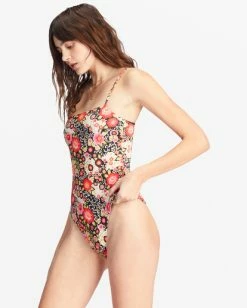 Outlet 😍 Billabong Magic Hour One-Piece 🩱 Swimsuit MULTI ⌛ -Color of the season Shop abjx100210 billabongw mul sd1 1
