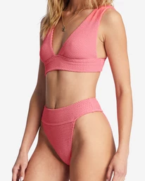 Brand new 😉 Billabong 🌞 Summer High Plunge 👙 Bikini Top CORAL CRUSH 😀 6 Brand new 😉 Billabong 🌞 Summer High Plunge 👙 Bikini Top CORAL CRUSH 😀 - Image 4