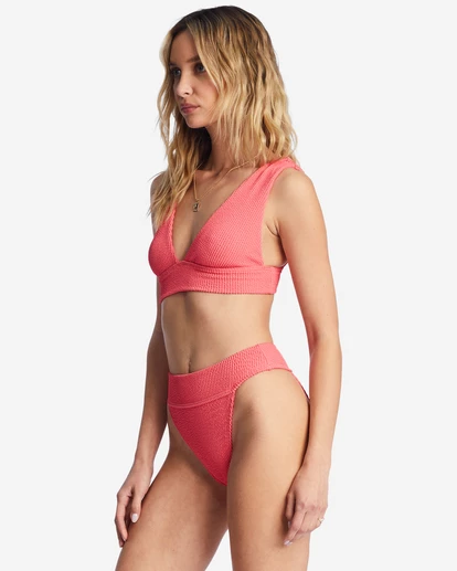 Brand new 😉 Billabong 🌞 Summer High Plunge 👙 Bikini Top CORAL CRUSH 😀 9 Brand new 😉 Billabong 🌞 Summer High Plunge 👙 Bikini Top CORAL CRUSH 😀 - Image 7