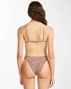 Wholesale 🔔 Billabong Hidden Shore Ceci Fixed Triangle 👙 Bikini Top TOFFEE ⌛ -Color of the season Shop abjx300416 billabongw tof bck1 2