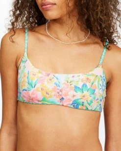 Wholesale 🔔 Billabong Sweet Tropics Skinny Mini Reversible 👙 Bikini Top MULTI 😍 -Color of the season Shop abjx300428 billabongw mul dtl1 1