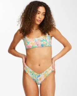 Wholesale 🔔 Billabong Sweet Tropics Skinny Mini Reversible 👙 Bikini Top MULTI 😍 -Color of the season Shop abjx300428 billabongw mul frt1 1