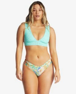 Best reviews of 🔔 Billabong Sweet Tropics Reversible Plunge 👙 Bikini Top MULTI 🌟 -Color of the season Shop abjx300429 billabongw mul top1 1