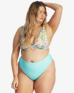 Best reviews of 🔔 Billabong Sweet Tropics Reversible Plunge 👙 Bikini Top MULTI 🌟 -Color of the season Shop abjx300429 billabongw mul top3 1