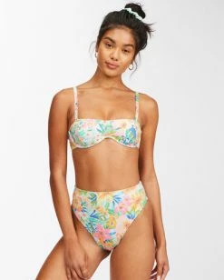 Buy 🔥 Billabong Sweet Tropics Underwire 👙 Bikini Top MULTI 👍 -Color of the season Shop abjx300431 billabongw mul frt1 1