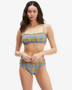 Deals 💯 Billabong Fool For You Ruffle Tank 👙 Bikini Top MULTI 🎉 -Color of the season Shop abjx300436 billabongw mul frt1 1