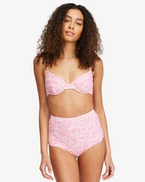 Budget ❤️ Billabong Daisy Craze Morgan Underwire 👙 Bikini Top PINK LADY ✔️