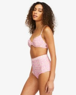 Budget ❤️ Billabong Daisy Craze Morgan Underwire 👙 Bikini Top PINK LADY ✔️ -Color of the season Shop abjx300438 billabongw mee0 sd1 1
