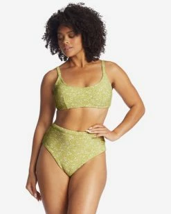 Buy ⭐ Billabong Little Whispers Mia Bralette DD 👙 Bikini Top LIME 😉 -Color of the season Shop abjx300442 billabongw lim top1 1