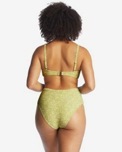 Buy ⭐ Billabong Little Whispers Mia Bralette DD 👙 Bikini Top LIME 😉 -Color of the season Shop abjx300442 billabongw lim top2 1