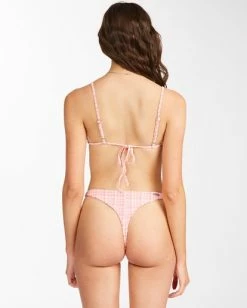 Best deal 😉 Billabong Pink Tide Ruched Slide Triangle 👙 Bikini Top PINK SUNSET 🔥 -Color of the season Shop abjx300458 billabongw mfz0 bck1 1