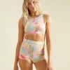 Best Pirce ⌛ Billabong A/Div High-Neck 👙 Bikini Top MULTI 😀 -Color of the season Shop abjx300467 billabongw mfe0 frt1