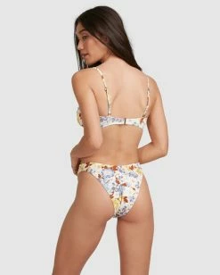 Flash Sale 😀 Billabong Hula Moon Nova Bra 👙 Bikini Top WHITE ❤️ -Color of the season Shop abjx300471 billabongw wht bck1 1