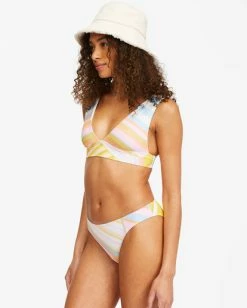 Flash Sale 😉 Billabong Break Of Dawn Plunge 👙 Bikini Top MULTI ✔️ -Color of the season Shop abjx300486 billabongw mul sd1 1