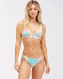 Top 10 ❤️ Billabong Rainbow Tide Banded Triangle 👙 Bikini Top MULTI ⭐