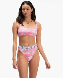 Cheap 🎁 Billabong Secret Paradise Tank 👙 Bikini Top MULTI 💯 -Color of the season Shop abjx300569 billabongw mul frt1 1