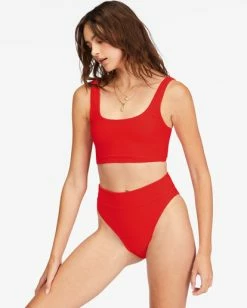 Hot Sale 🧨 Billabong Tanlines Longer Tank 👙 Bikini Top HOT PEPPER 🔔 -Color of the season Shop abjx300586 billabongw rzp0 sd1 1