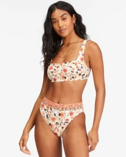 Deals 🥰 Billabong Swept Away Square Neck Tank 👙 Bikini Top MULTI ❤️ -Color of the season Shop abjx300606 billabongw mul frt1 1