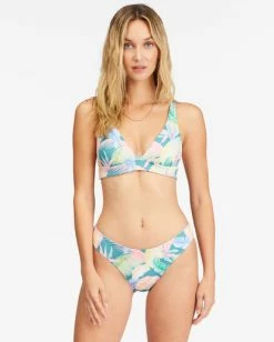 Wholesale 😍 Billabong Rides And Tides Banded Triangle Reversible 👙 Bikini Top MULTI 👏 -Color of the season Shop abjx300610 billabongw mul frt1 1