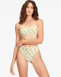 Best deal 🎉 Billabong Daisy Chain Tube Top 👙 Bikini Top SALT CRYSTAL ❤️