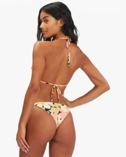 Buy ❤️ Billabong Pretty Daze Shirred Trilet Reversible 👙 Bikini Top MULTI ❤️ -Color of the season Shop abjx300623 billabongw mul bck1 1